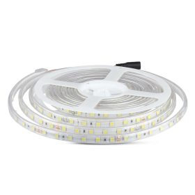   Kültéri LED szalag, 10 w, 4000K, természetes fehér, 830 lm/m, 24V, 120°, CRI>80, IP65, V-TAC, 212563