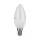 LED izzó gyertya alakú E14, 3,7w, 4000K, természetes fehér, 320lm, 180°, fehér, CRI>80, V-TAC, 214166