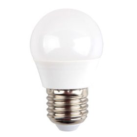   LED lámpa , égő , körte , E27 foglalat , 3.7 Watt , hideg fehér