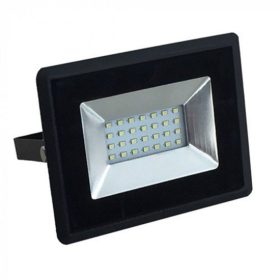   LED reflektor , 20 Watt , Ultra Slim , természetes fehér , E-series , fekete