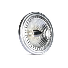   LED spot égő AR111, 12w, 6400K, hideg fehér, 1297lm, GU10, 40°, ezüst, CRI>90, dimmelhető, V-TAC, 217236