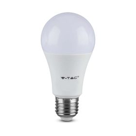   LED izzó E27, 8,5w, 4000K, természetes fehér, 806lm, 200°, fehér, CRI>80, V-TAC, 217261