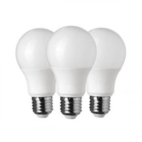   LED lámpa , égő , körte ,  E27 foglalat , 10.5 Watt , meleg fehér , 3 darabos csomag