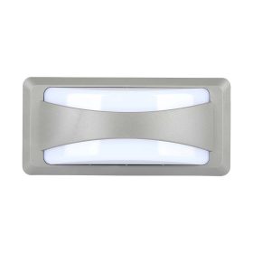   Kültéri LED fali lámpa kétirányú, 12w, 4000K, természetes fehér, 1160lm, 130°, szürke, CRI>80, IP65, V-TAC, 218246