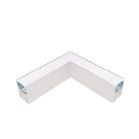   LED PROFIL.SÜLLYESZTHETŐ,L-SAROK S48 SOROZAT FEHÉR RÁÉPÍTHETŐ