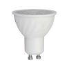 LED spot égő, 6w, 3000K, meleg fehér, 445lm, GU10, 10°, fehér, CRI>80, V-TAC, 2120026