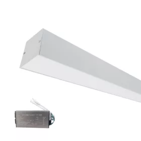   LED PROFIL FELÜLETRE SZERELHETŐ S77 24W 4000K 600MM FEHÉR+SÜRGŐSSÉGI KÉSZLETTEL