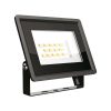 LED reflektor Slimline F osztály, 10w, 4000K, természetes fehér, 750lm, 110°, fekete, CRI>70, IP65, V-TAC, 6728