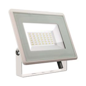   LED reflektor Slimline F osztály, 30w, 4000K, természetes fehér, 2510lm, 110°, fehér, CRI>70, IP65, V-TAC, 6747