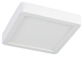   LED panel , 11W , falon kívüli , négyzet , természetes fehér , fehér keret , IP44 , EGLO , FUEVA 5 , 31203
