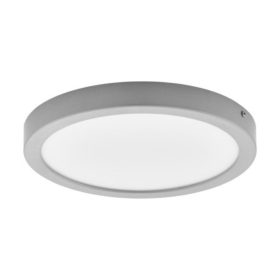   LED panel , 15W , falon kívüli , kerek , természetes fehér , ezüst keret , EGLO , IDUN 2 , 75636