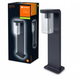   LED lámpatest , állólámpa , E27 foglalat , sötétszürke , áttetsző búra , 50 cm , kültéri , IP44 , LEDVANCE , ENDURA