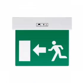   LED vészvilágító lámpatest , két oldalú , jobbra / balra ábra , fali- és mennyezeti szerelhetőség