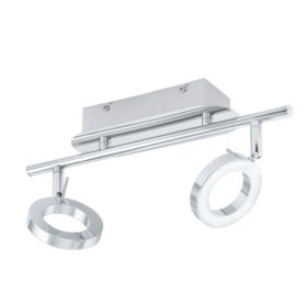   EGLO , 31359 , NAUDELLA , spot l&aacute;mpa , 3000 K , LED , 2X5W , IP20 , szatin&aacute;lt