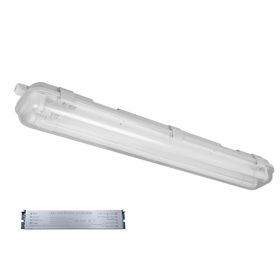   BELLA LÁMPATEST LED FÉNYCSŐVEL 1500mm 2X24W 6200K-6500K IP65