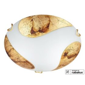   Rábalux , 1941 , Art gold , Mennyezeti lámpa , fehér , IP20 , E27K