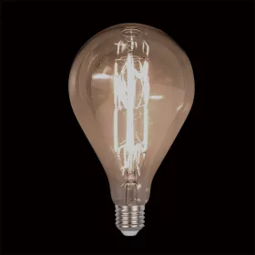   LED VINTAGE IZZÓ SZABÁLYOZHATÓ 8W E27 D160 2800-3200K FÜSTÖS