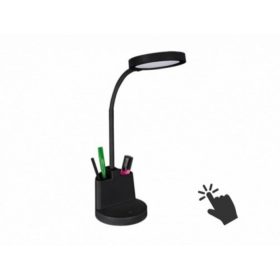   LED lámpatest , asztali , 8 Watt , természetes fehér , dimmelhető, fekete