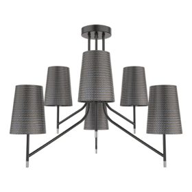 THERA CSILLÁR 6XE14 FEKETE/KRÓM