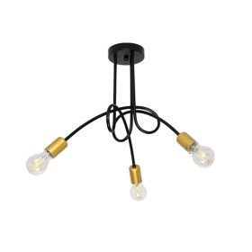 MYA CSILLÁR 3XE27 FEKETE/ARANY