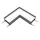 L-CONNECTOR FOR ELMARK PROFILE RECESSED 3000K FEKETE