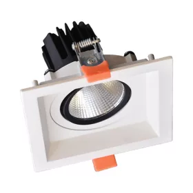 SQUARE LED MOVABLE SPOT LIGHT 30W 230V 4000K WHITE