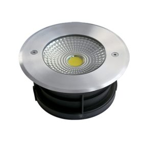   LED lámpatest , taposólámpa , járófelületbe süllyesztett , 20W , kerek , természetes fehér , IP67 , ELMARK
