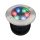 LED UNDERWATER LIGHT 6W RGB, IP68 WITH REMOTE