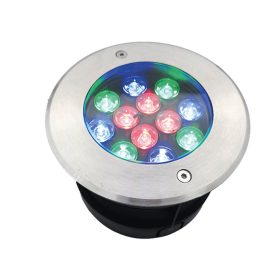 LED UNDERWATER LIGHT 12W RGB, IP68 WITH REMOTE