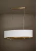 EGLO , 390182 , PINETARA , függeszték , E27 , 4X40W , IP20 , fehér, sárgaréz
