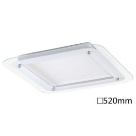   LED lámpatest , mennyezeti , backlight effect ,  22W , természetes fehér , négyzet , fehér ,  Rábalux , LORNA