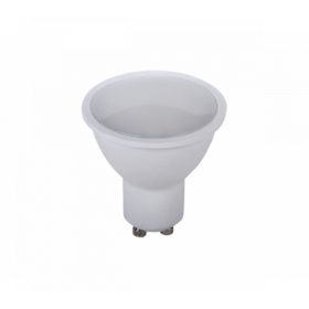   LED lámpa , égő , szpot , GU10 foglalat , 120° , 6.5 Watt , meleg fehér, dimmelhető