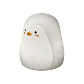   LED dekoráció , pingvin , puha szilikon , elemes , meleg fehér , RGB , Rábalux , BALOO