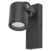 LED lámpa , kültéri , oldalfali , GU10 foglalattal , fekete , IP44 , Rábalux , ELVA