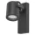 LED lámpa , kültéri , oldalfali , GU10 foglalattal , fekete , IP44 , Rábalux , ELVA