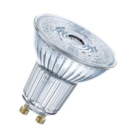   OSRAM , LED BASE PAR16 , LED égő , GU10 , 4.3 W , 4000 K , Hideg fehér , IP20 , Átlátszó, 10 db/csomag
