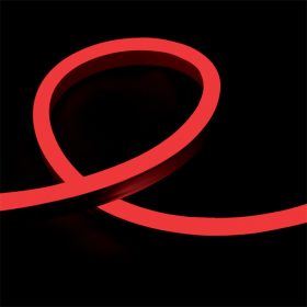 NEON FLEX LED SZALAG 12W/M 24V IP65 PIROS