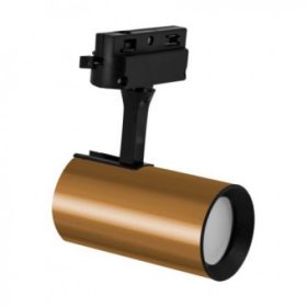   Sínes LED lámpa , track light , 1 fázisú , 2 pólusú , GU10 foglalat , arany , STRÜHM , LUTER