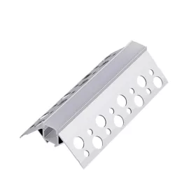   ALUMÍNIUM PROFIL GIPSZKARTONBA SÜLLYESZTVE KÜLSŐ SAROK DP62 2M