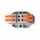 Vezetékösszekötő , 2 bemenet / 2 kimenet , 4.0 mm2 , ELMARK
