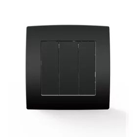 CITY HÁRMAS EGY PÓLUSÚ KAPCSOLÓ ANTRACIT