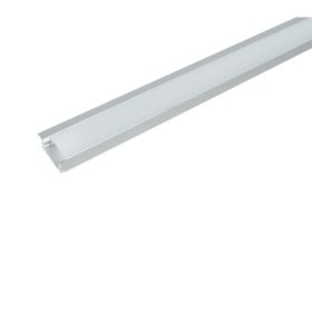   ELM718/2 ALUMINIUM PROFIL LED SZALAGHOZ, MATT TAKARÓPROFIL, SÜLLYESZTETT SZERELÉSŰ 2M