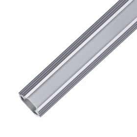   ELM9012/2 ALUMINIUM PROFIL LED SZALAGHOZ, MATT TAKARÓPROFIL, FELÜLETRE SZERELHETŐ 1 M