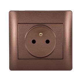 RHYME FRENCH TYPE SOCKET COFFEE METALLIC