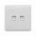 LONDON DOUBLE COMPUTER RJ45 SOCKET WHITE