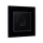 SINGLE LAN SOCKET GLASS FRAME BLACK