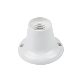 FOGLALAT E27, FEHÉR, EGYENES