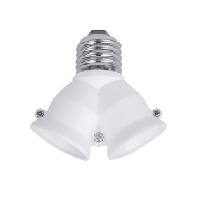 2XE27 FOGLALAT ELOSZTÓ E27-2xE27, FEHÉR