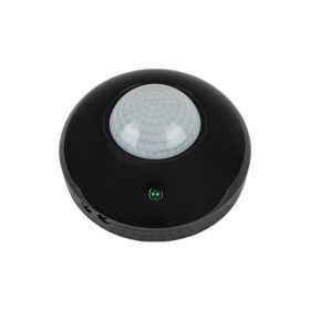 ST07 FÉNY ÉS MOZGÁSÉRZÉKELŐ 360° FEKETE