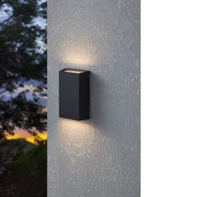   EGLO , 900886 , SPONGANO , fali l&aacute;mpa , 3000K, 4000K, 5000K, 6500K , LED , 2X5W , IP65 , &aacute;tl&aacute;tsz&oacute;